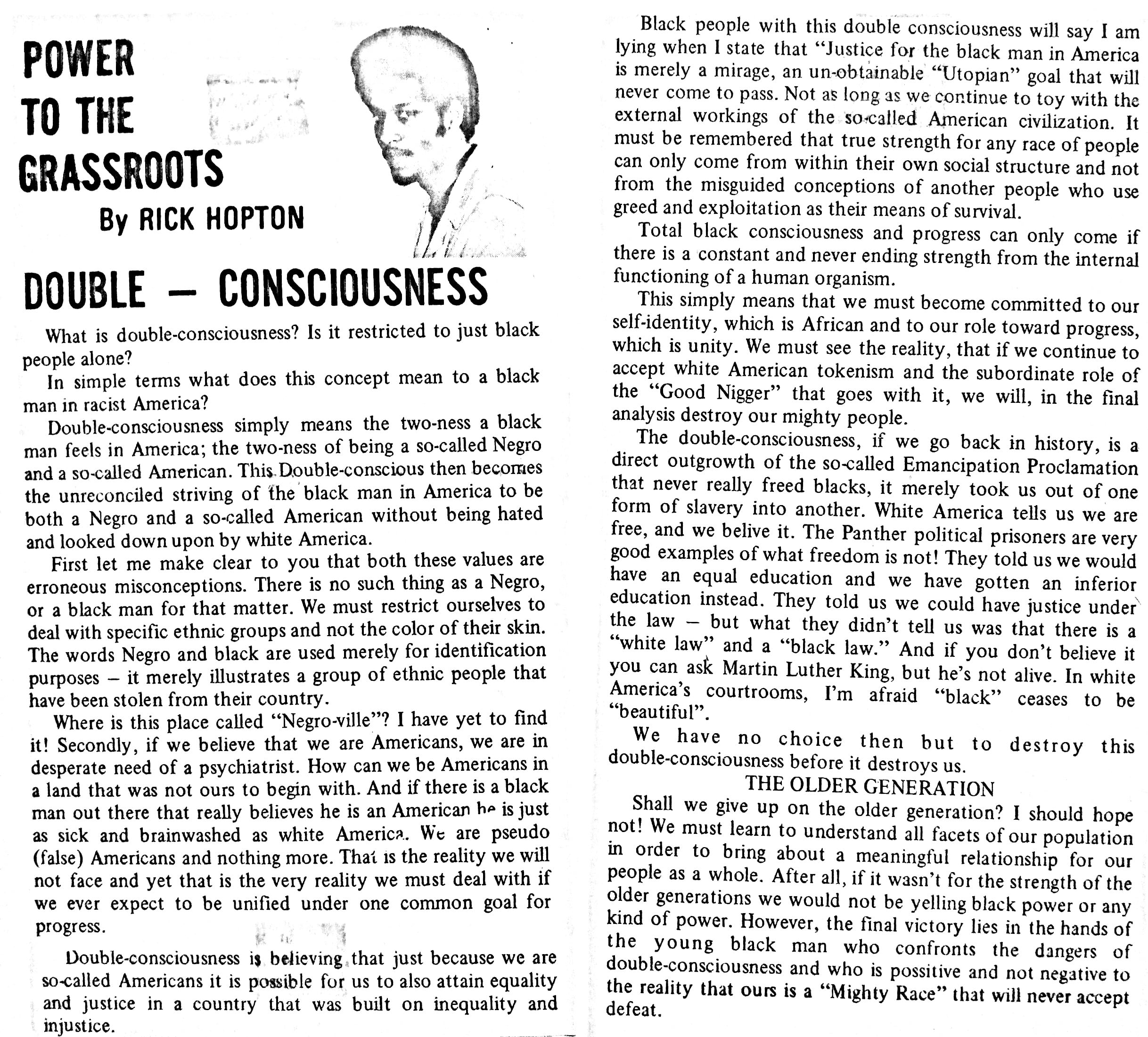 double-consciousness